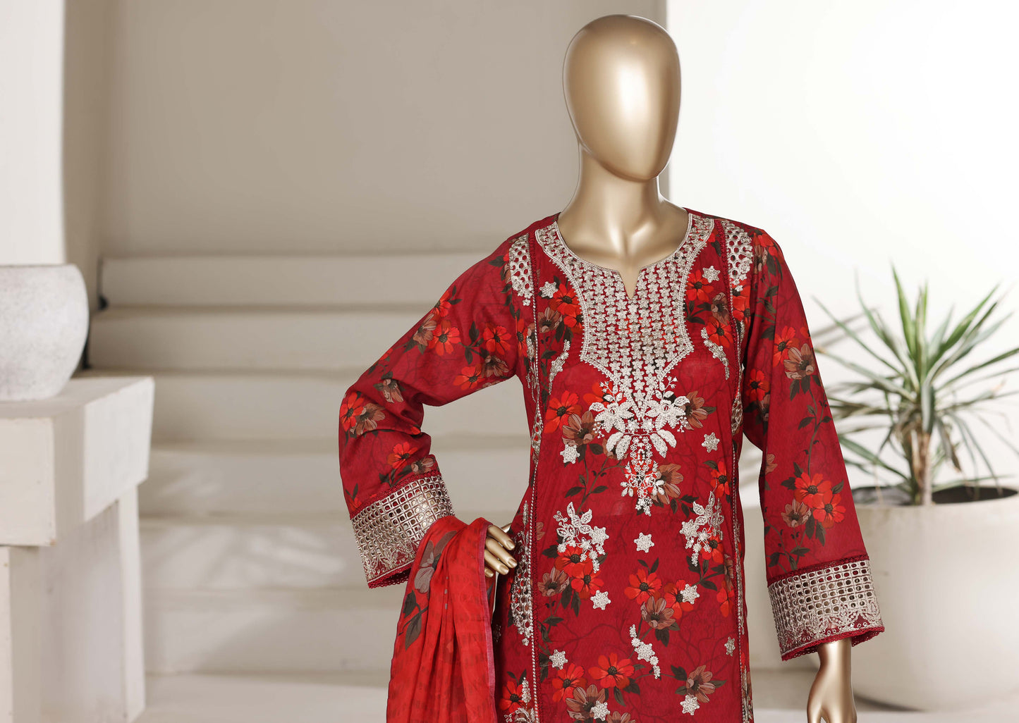 SADABAHAR SIGNATURE EMBROIDERED FESTIVE STITCHED 3-PIECE COLLECTION