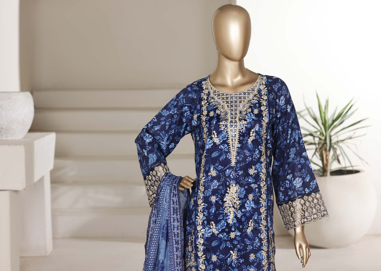 SADABAHAR SIGNATURE EMBROIDERED FESTIVE STITCHED 3-PIECE COLLECTION