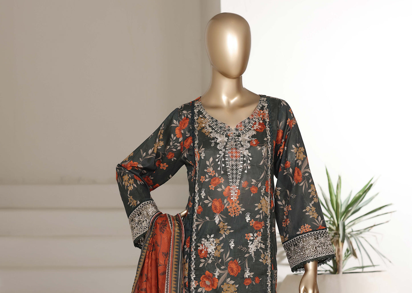 SADABAHAR SIGNATURE EMBROIDERED FESTIVE STITCHED 3-PIECE COLLECTION