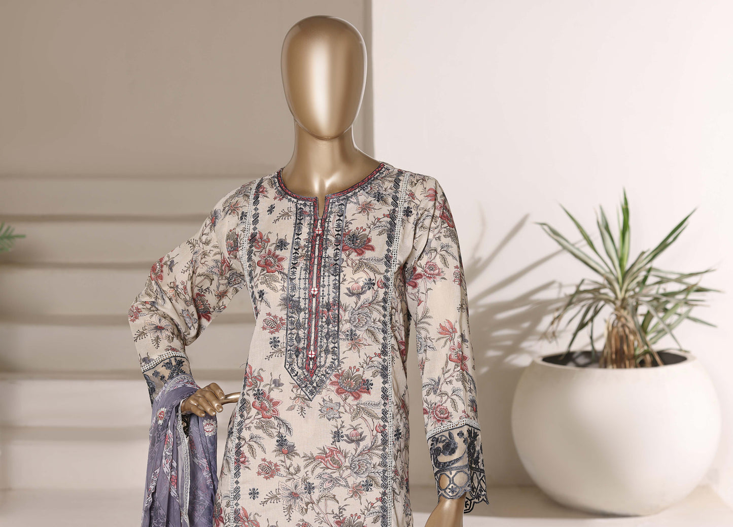 Sadabahar Signature Embroidered Stitched 3 Piece Suit festive collection