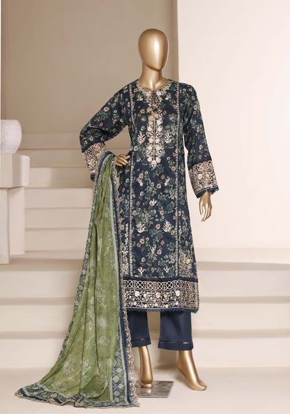 Sada Bahar Stitched 3 Piece Festive Emb Vol-02 Suit