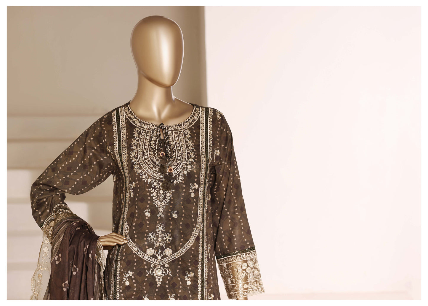 Sada Bahar Stitched 3 Piece Festive Emb Vol-02 Suit