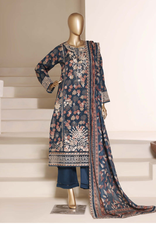 Sada Bahar Stitched 3 Piece Festive Emb Vol-02 Suit