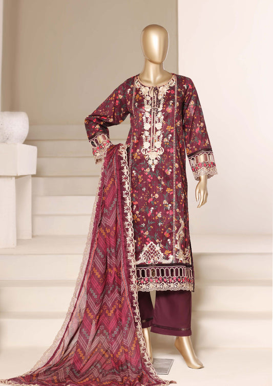 Sada Bahar Stitched 3 Piece Festive Emb Vol-02 Suit