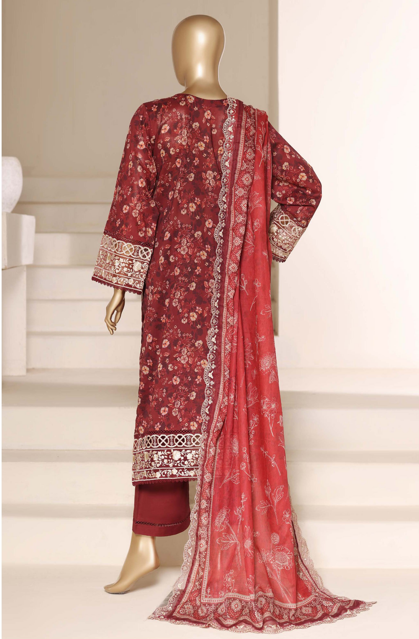 Sada Bahar Stitched 3 Piece Festive Emb Vol-02 Suit