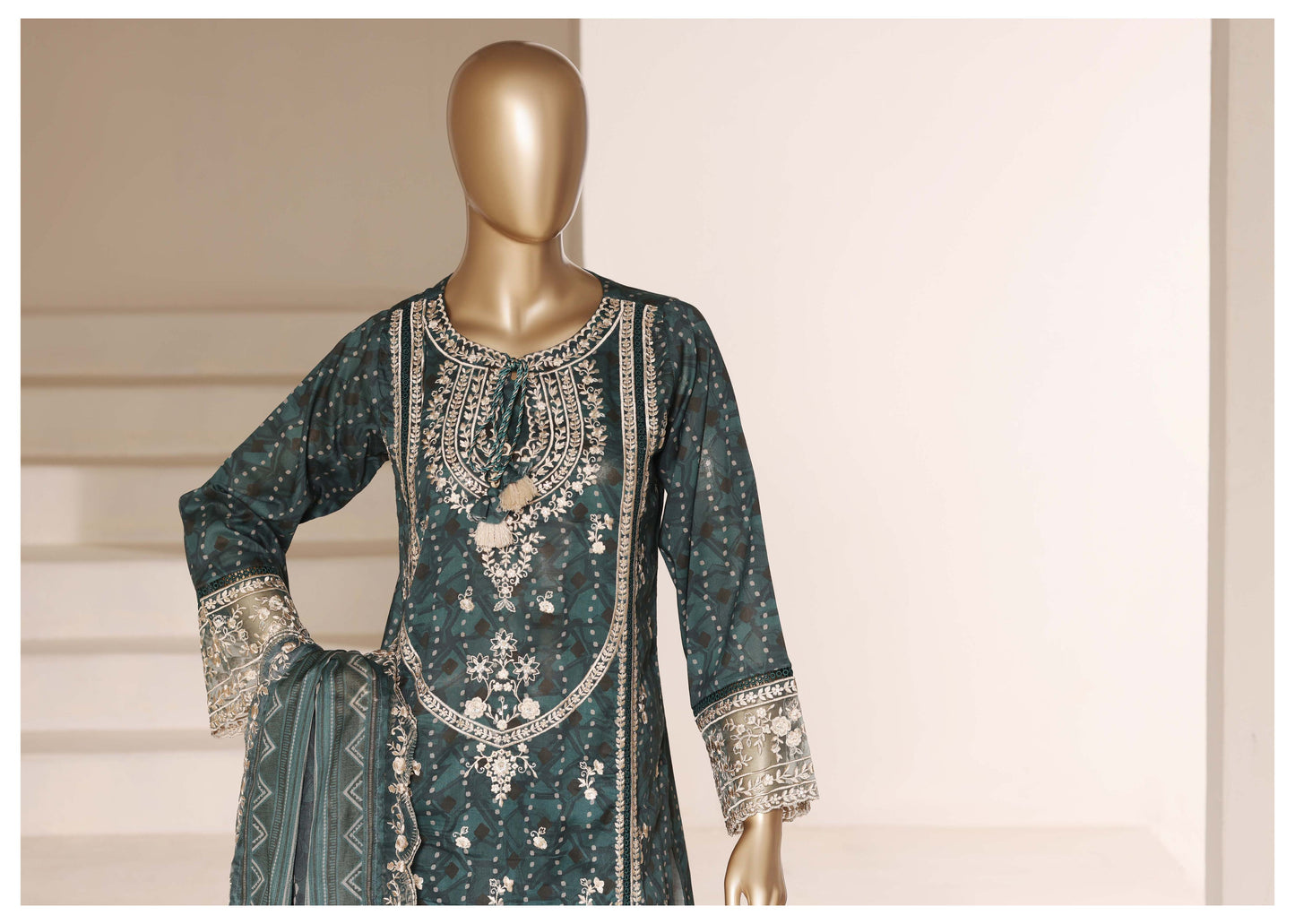 Sada Bahar Stitched 3 Piece Festive Emb Vol-02 Suit