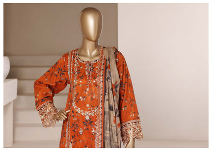 Sada Bahar Stitched 3 Piece Festive Emb Vol-02 Suit