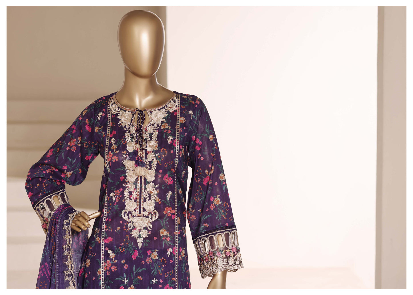 Sada Bahar Stitched 3 Piece Festive Emb Vol-02 Suit