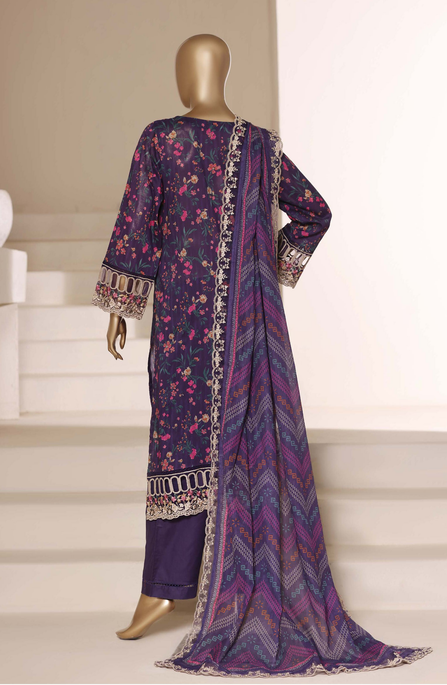 Sada Bahar Stitched 3 Piece Festive Emb Vol-02 Suit
