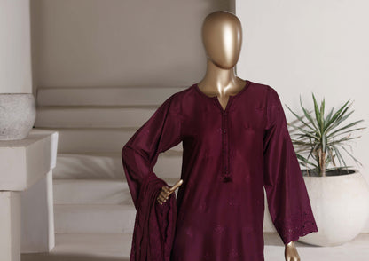 Sadabahar 3D Laser Work Chikankari Stitched 3 Piece Suit Festive Collection