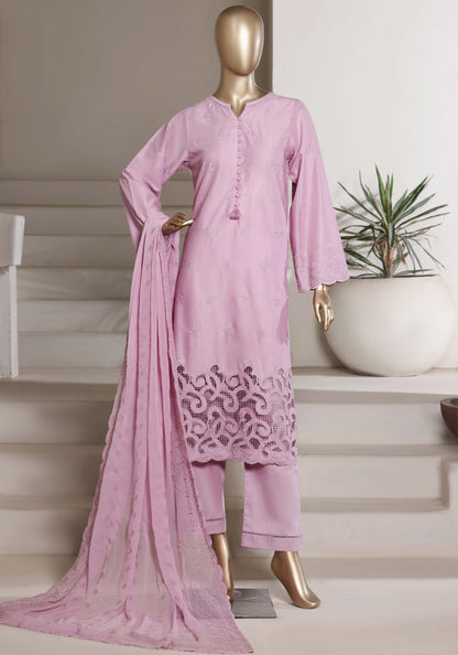 Sadabahar 3D Laser Work Chikankari Stitched 3 Piece Suit Festive Collection
