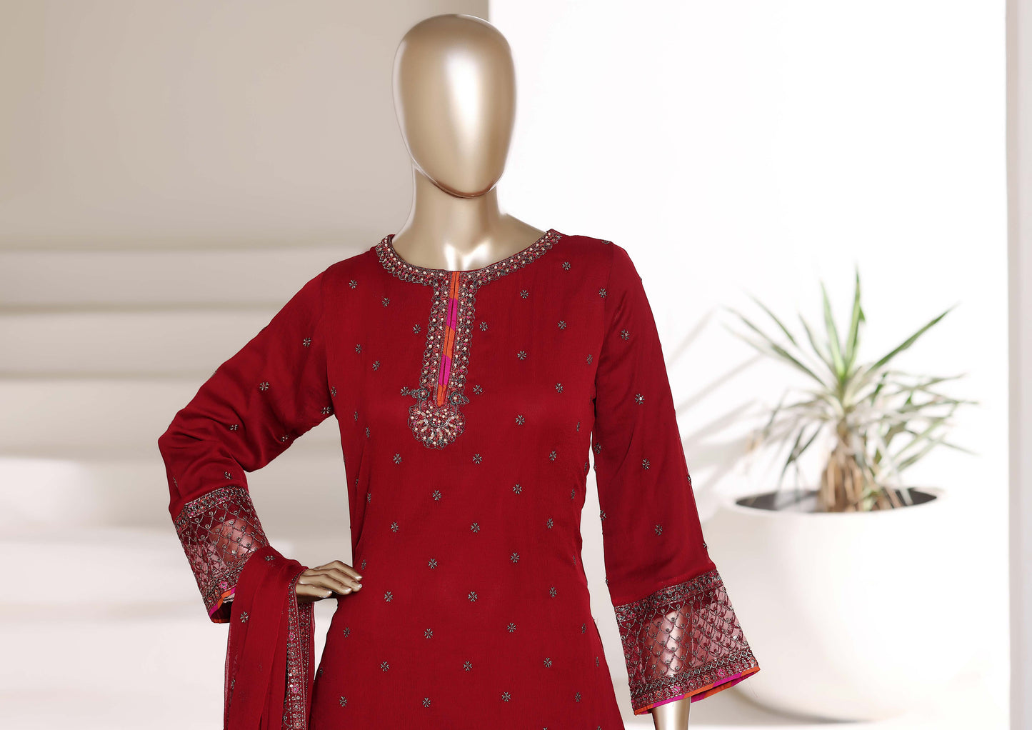 Afsany By Sada Bahar Stitched 3 Piece Luxury Chiffon Vol-01 Suit