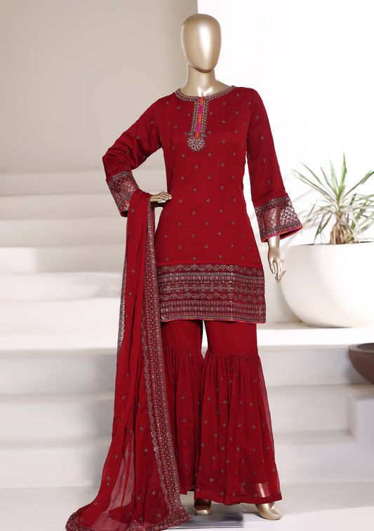 Afsany By Sada Bahar Stitched 3 Piece Luxury Chiffon Vol-01 Suit