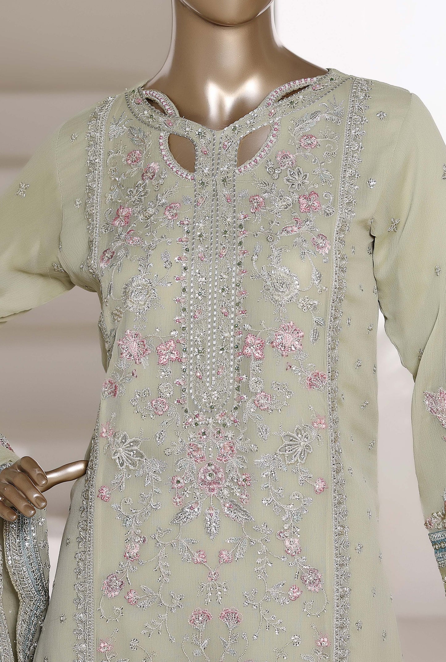Afsany By Sada Bahar Stitched 3 Piece Luxury Chiffon Vol-01 Suit