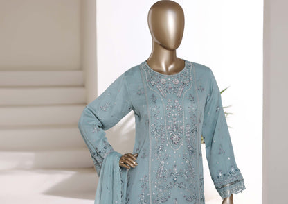Afsanay by Sadabahar Embroidered Chiffon Stitched 3 Piece Suit