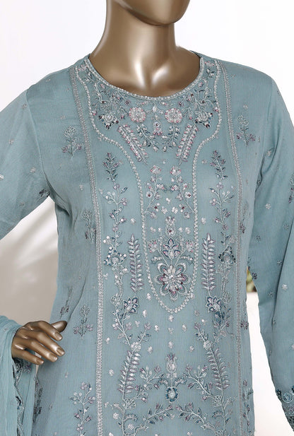 Afsanay by Sadabahar Embroidered Chiffon Stitched 3 Piece Suit