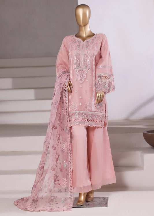 Sadabahar 3-Piece Festive Formal Suit - Luxury Embroidered Romance