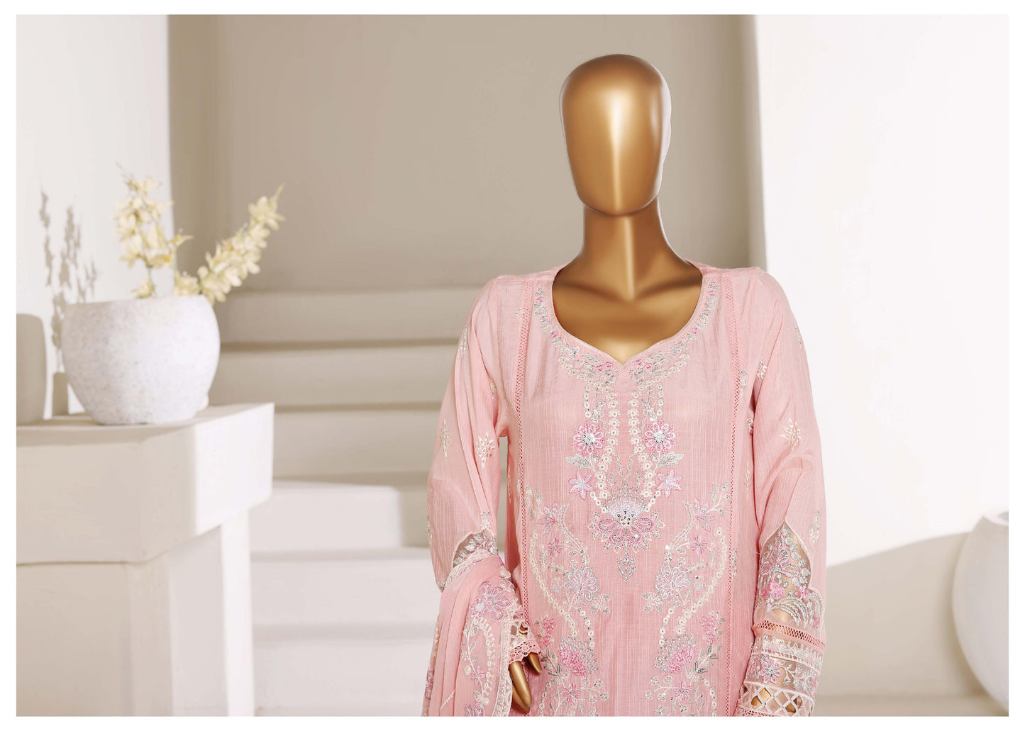 Sada Bahar Stitched 3 Piece Luxury Emb Festive Vol-01 Suit