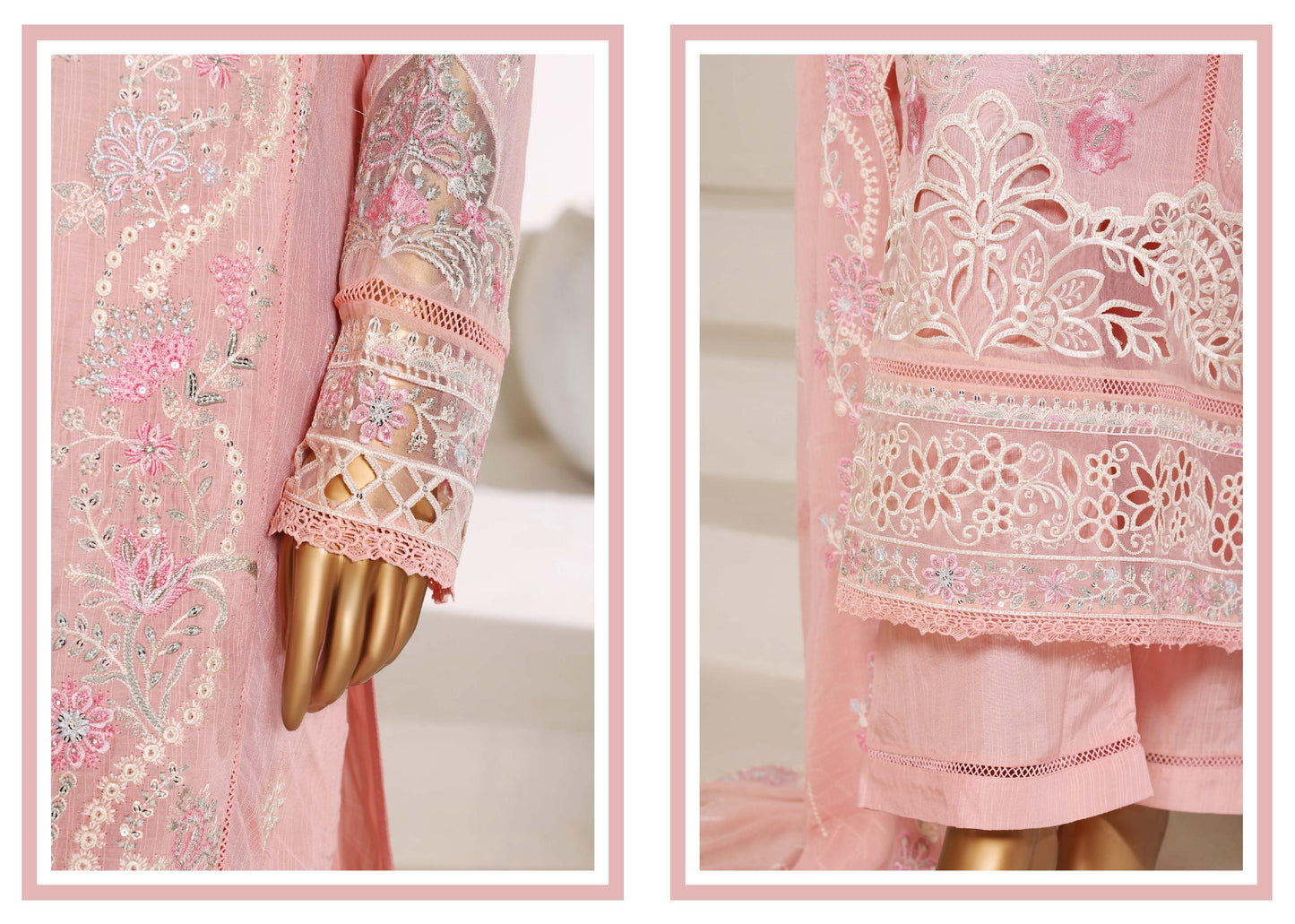 Sada Bahar Stitched 3 Piece Luxury Emb Festive Vol-01 Suit