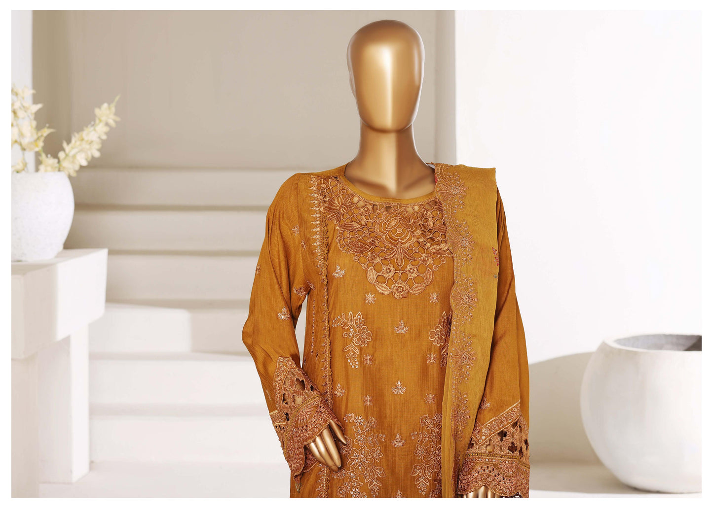 Sada Bahar Stitched 3 Piece Luxury Emb Festive Vol-01 Suit