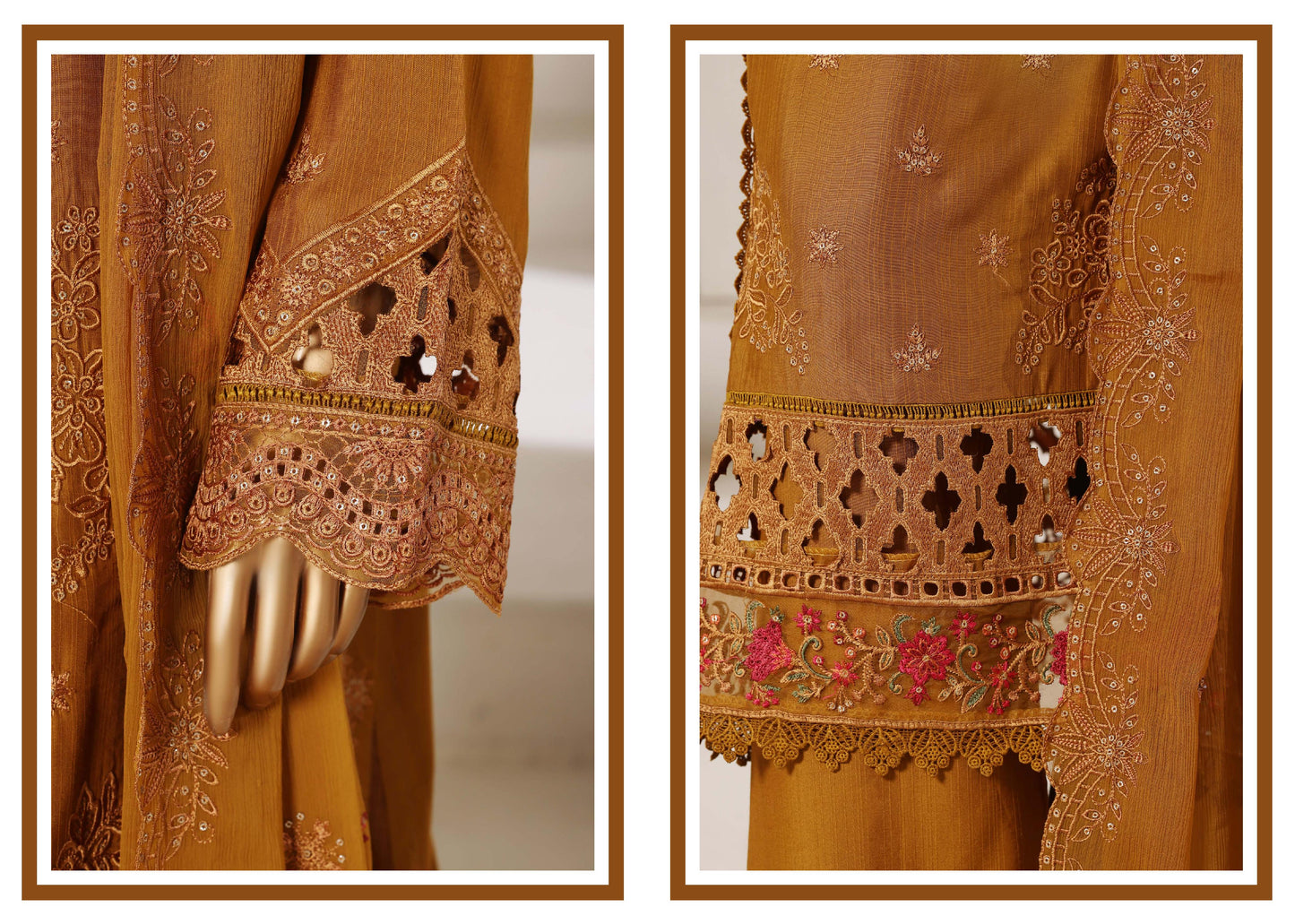 Sada Bahar Stitched 3 Piece Luxury Emb Festive Vol-01 Suit