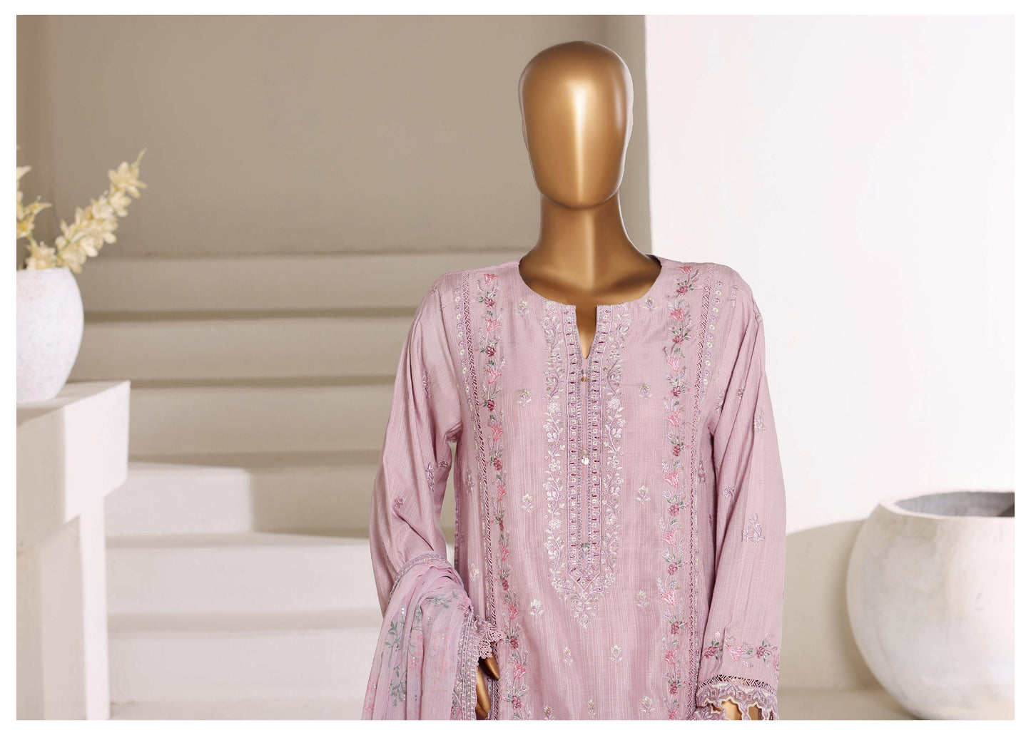 Sada Bahar Stitched 3 Piece Luxury Emb Festive Vol-01 Suit