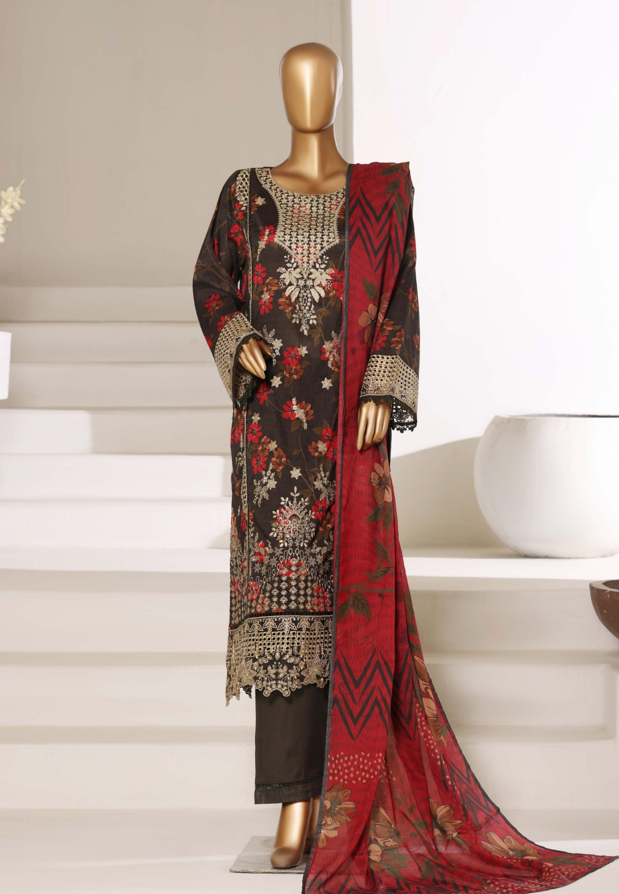 Luxury - Sadabahar Signature Festive Vol 1 Embroidered Suit