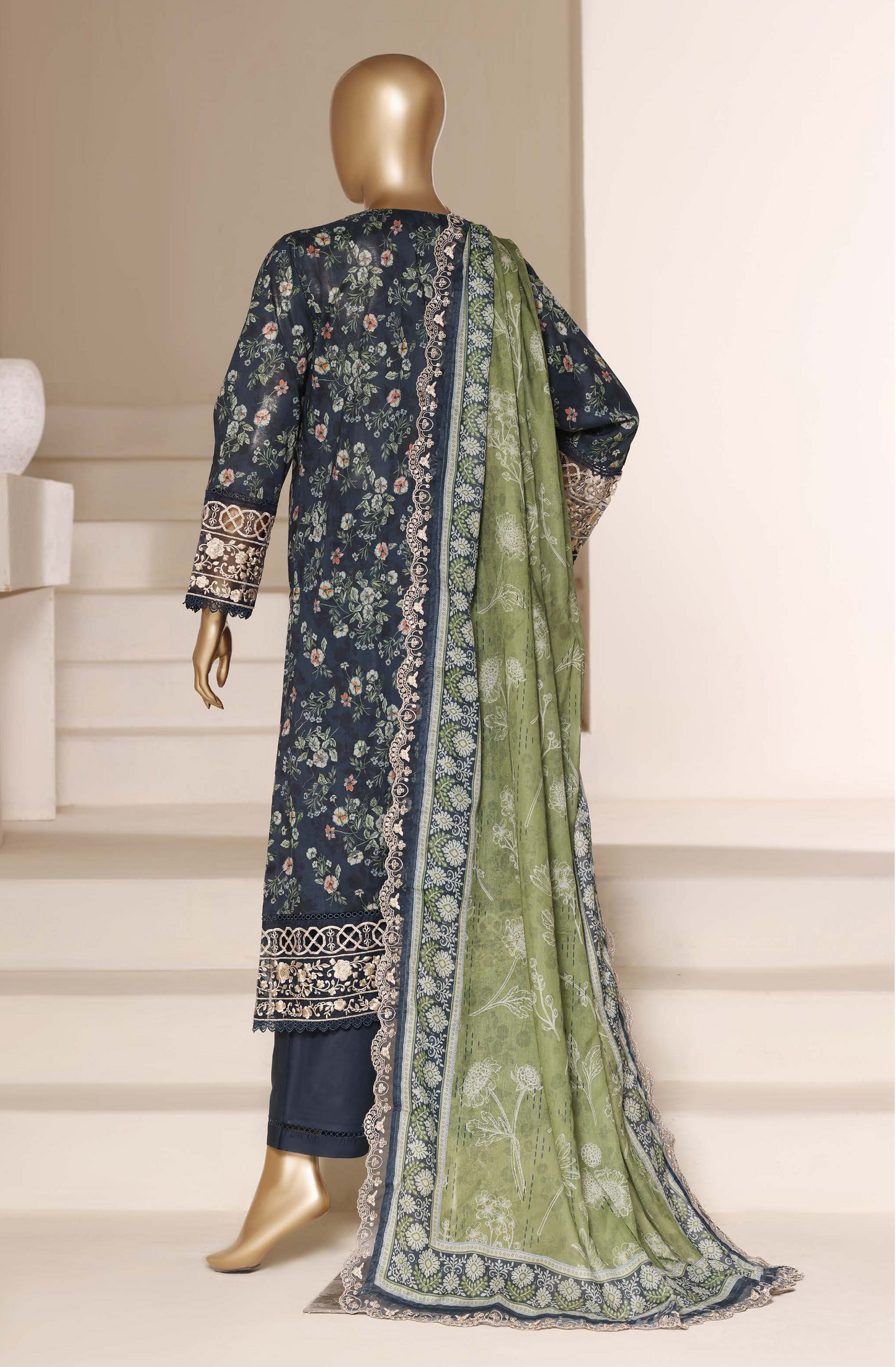Sada Bahar Stitched 3 Piece Festive Emb Vol-02 Suit