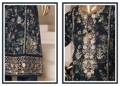 Sada Bahar Stitched 3 Piece Festive Emb Vol-02 Suit