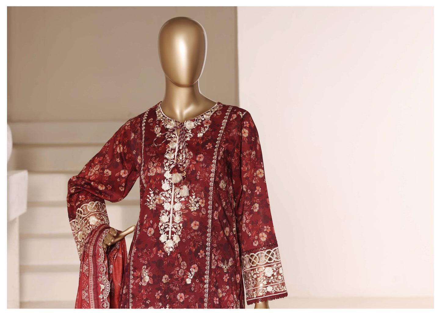 Sada Bahar Stitched 3 Piece Festive Emb Vol-02 Suit
