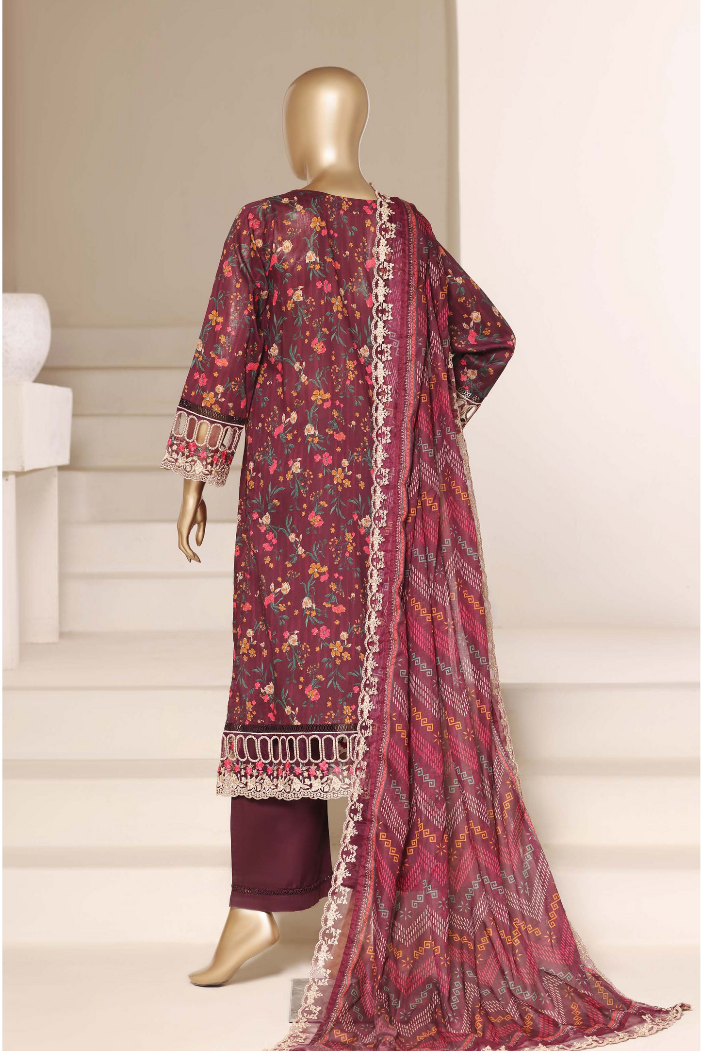 Sada Bahar Stitched 3 Piece Festive Emb Vol-02 Suit