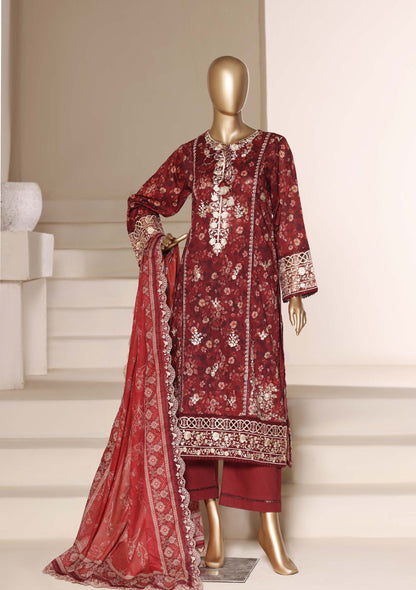 Sada Bahar Stitched 3 Piece Festive Emb Vol-02 Suit