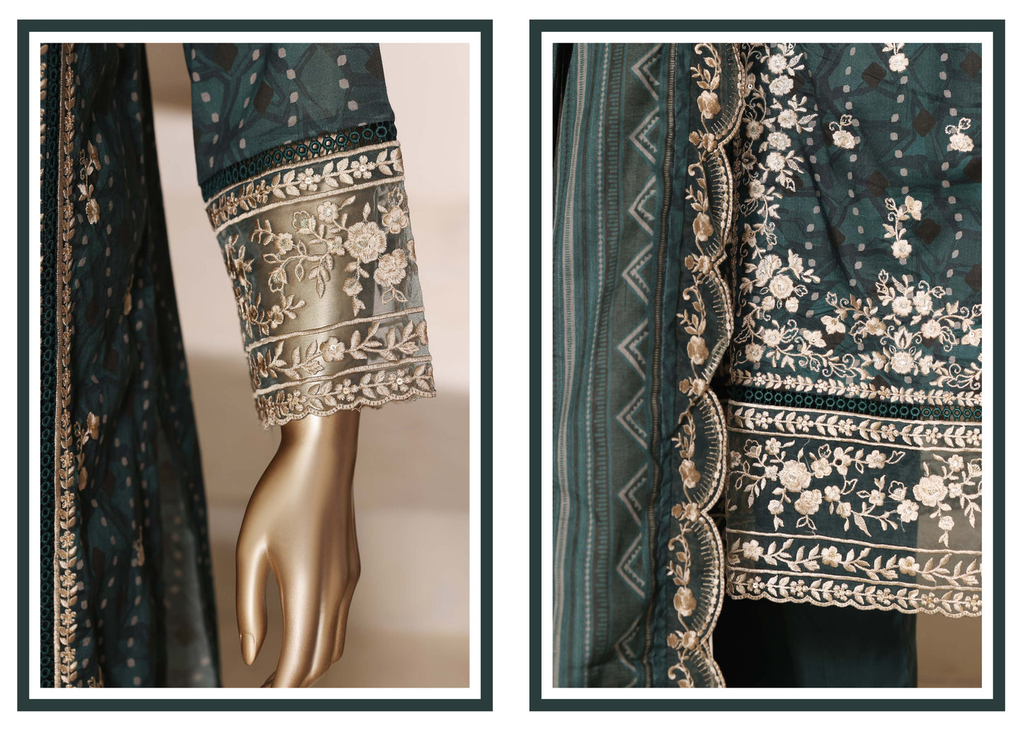 Sada Bahar Stitched 3 Piece Festive Emb Vol-02 Suit