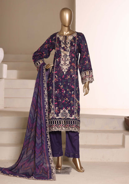 Sada Bahar Stitched 3 Piece Festive Emb Vol-02 Suit