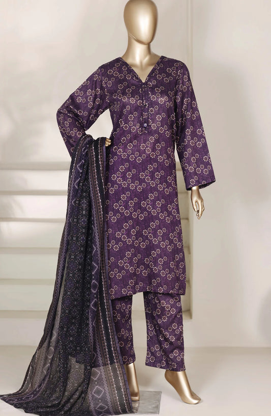 Sadabahar Printed Lawn Stitched 3 Piece Suit