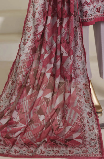 Sadabahar Printed Lawn Stitched 3 Piece Suit