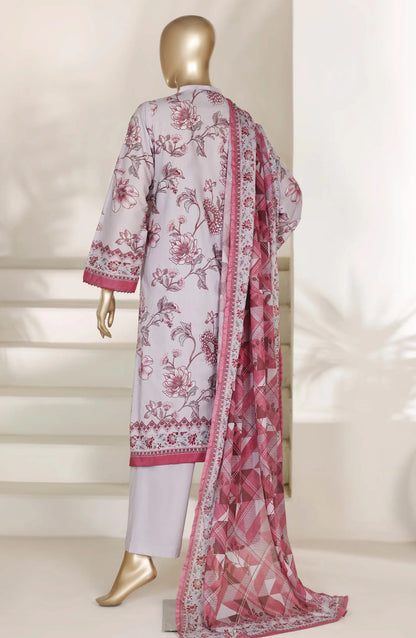 Sadabahar Printed Lawn Stitched 3 Piece Suit