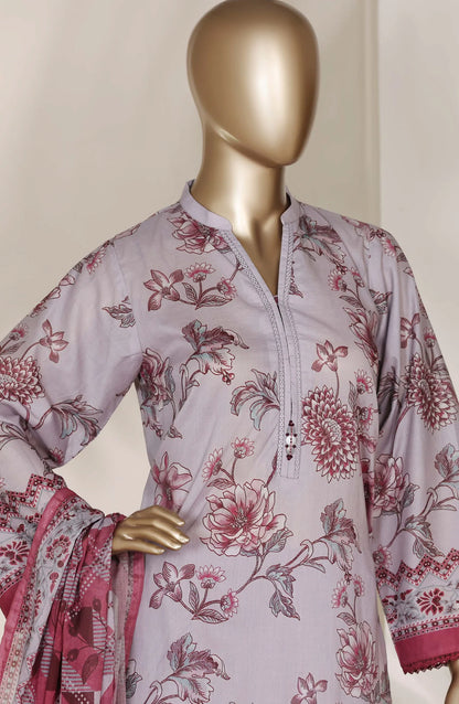 Sadabahar Printed Lawn Stitched 3 Piece Suit