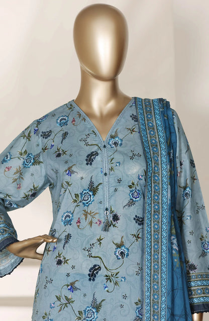 Sadabahar Printed Lawn Stitched 3 Piece Suit