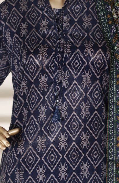Sadabahar Printed Lawn Stitched 3 Piece Suit