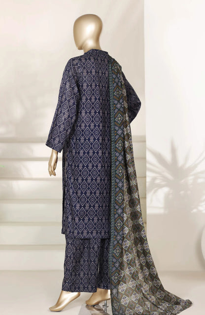 Sadabahar Printed Lawn Stitched 3 Piece Suit