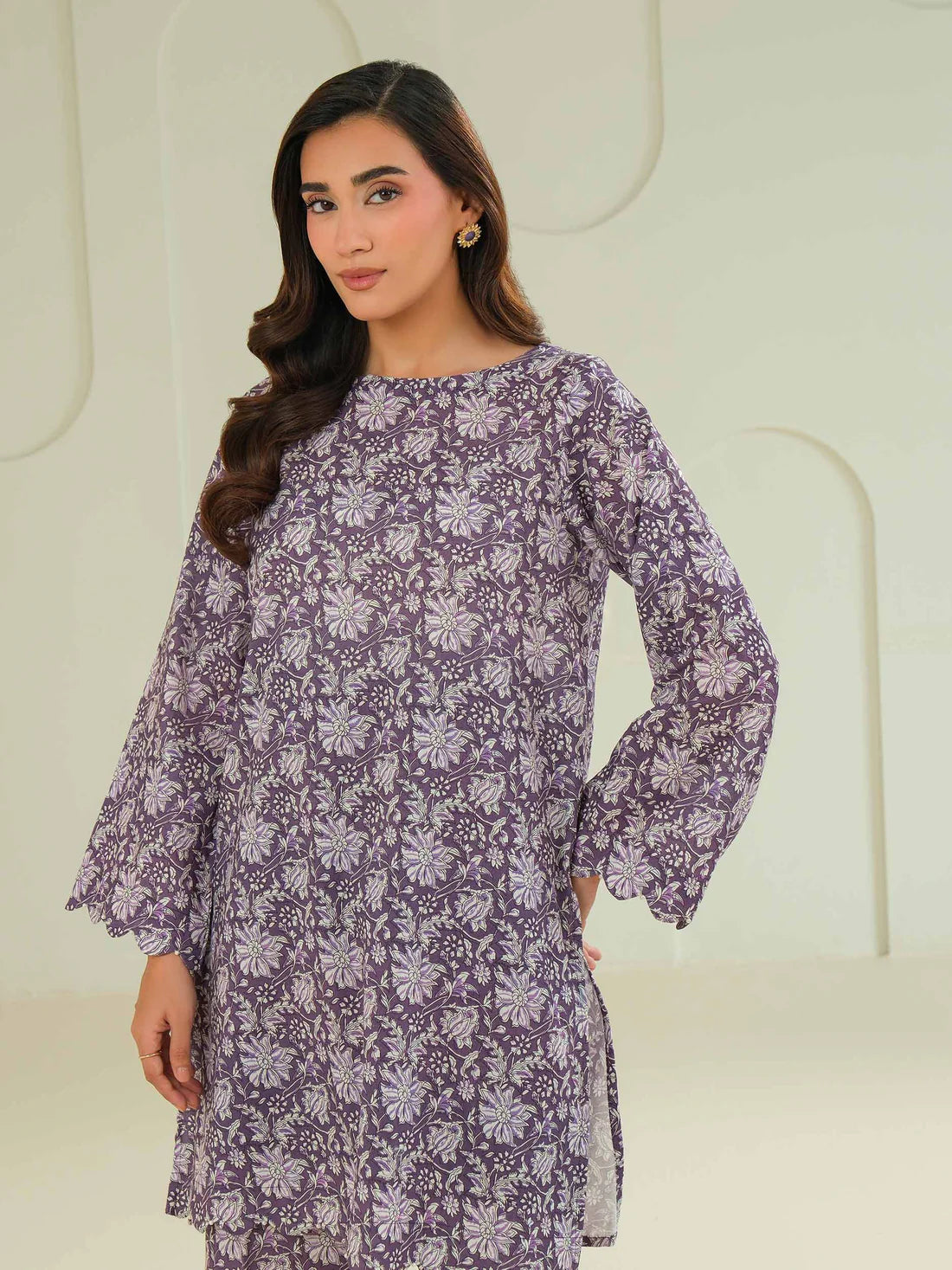 LIME LIGHT Khaddar Shirt-Printed (Unstitched)