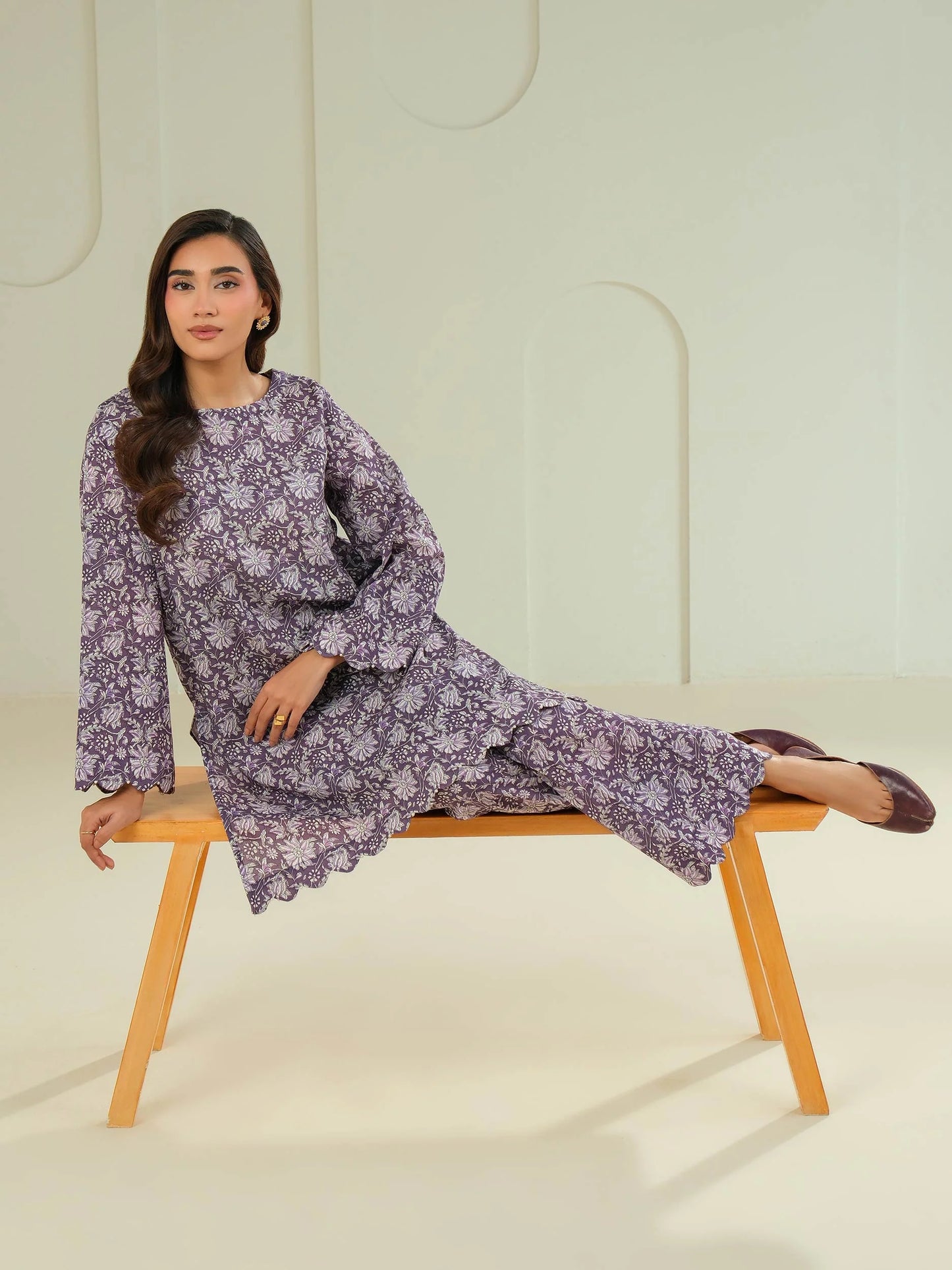 LIME LIGHT Khaddar Shirt-Printed (Unstitched)
