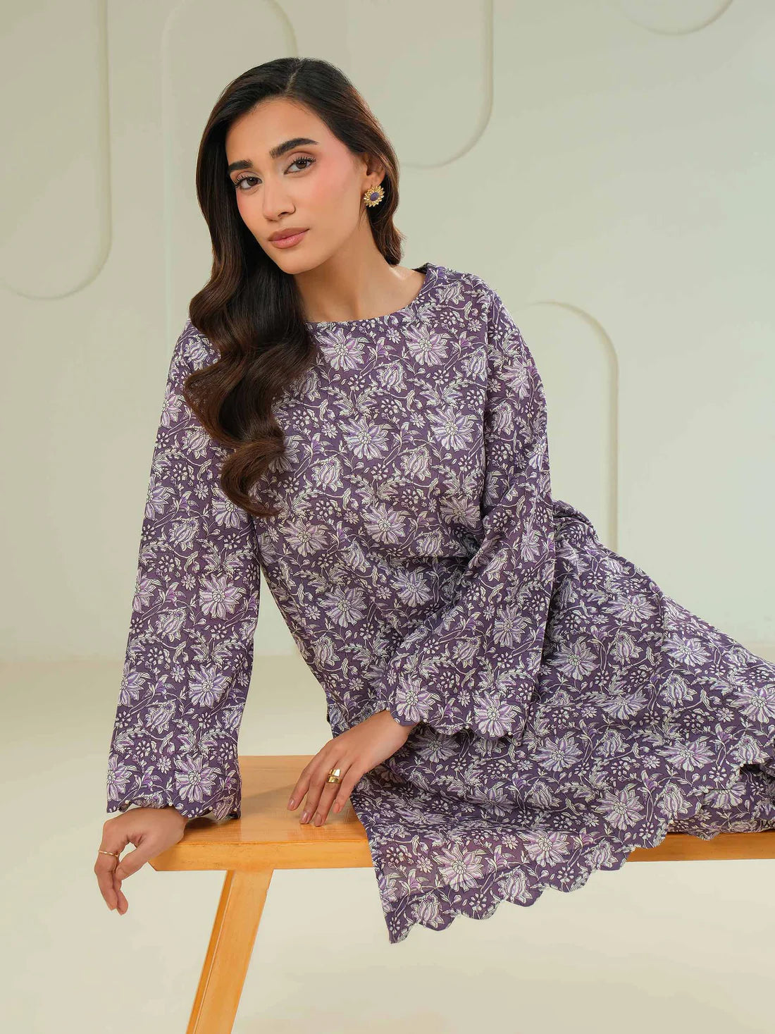 LIME LIGHT Khaddar Shirt-Printed (Unstitched)