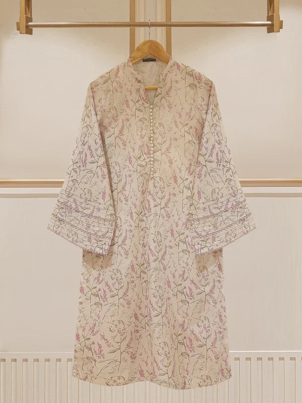 THREE PIECE PREMIUM DIGITAL PRINTED PURE LAWN SHIRT, PANT AND SILK DUPATTA S107369