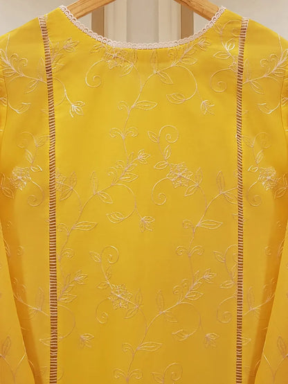 PIMA FULLY EMBROIDERED SHIRT WITH PANTS S107555