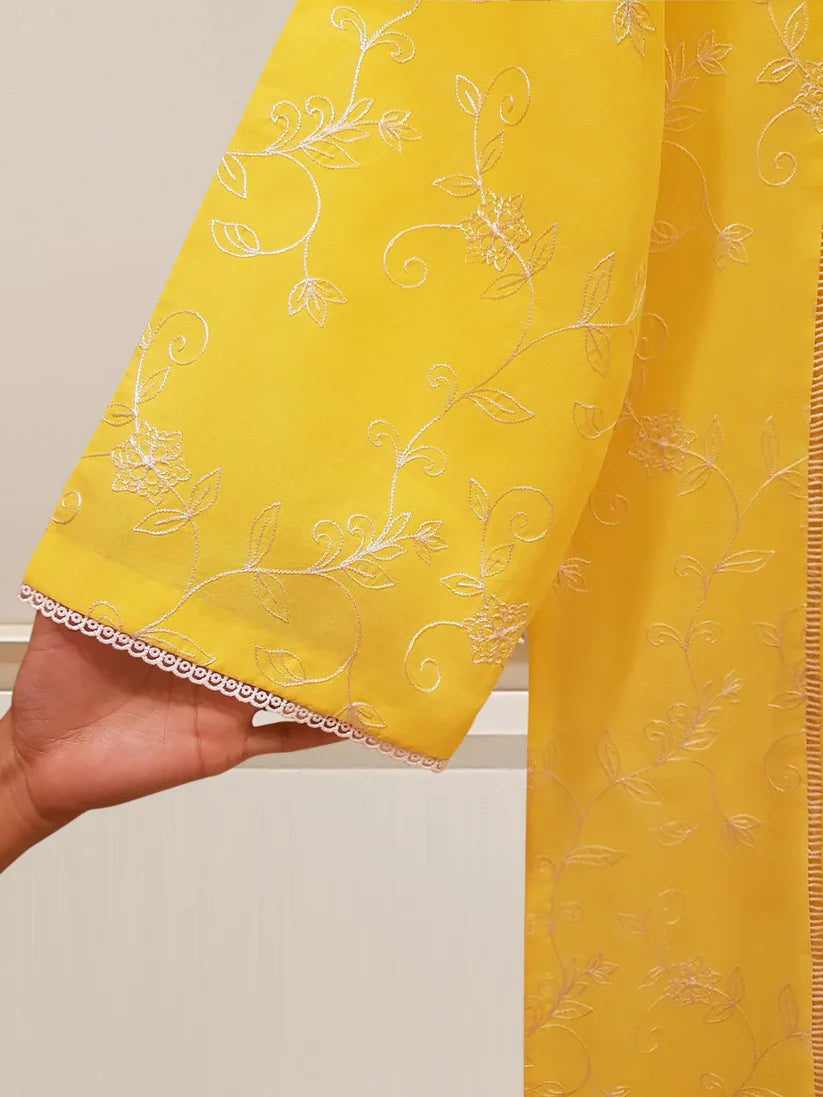 PIMA FULLY EMBROIDERED SHIRT WITH PANTS S107555