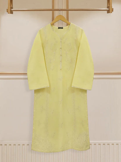 TWO PIECE FINE PIMA FULLY EMBROIDERED SHIRT WITH DUPATTA S107570 135.00 AED