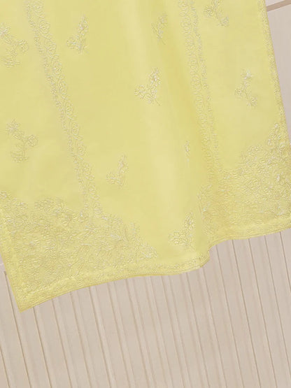 TWO PIECE FINE PIMA FULLY EMBROIDERED SHIRT WITH DUPATTA S107570 135.00 AED