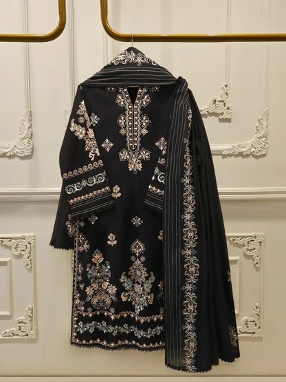 2 Piece - Embroidered Kora Cotton Suit S112807